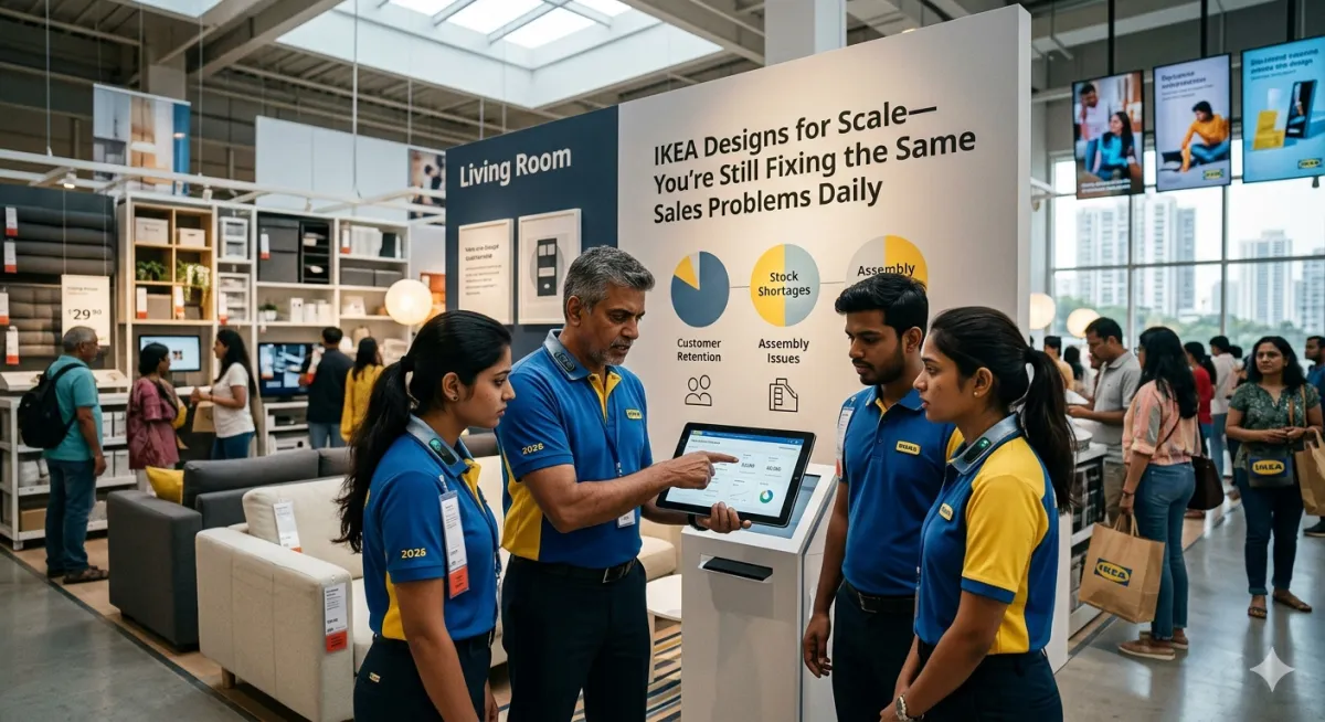 IKEA Designs for Scale—You’re Still Fixing the Same Sales Problems Daily