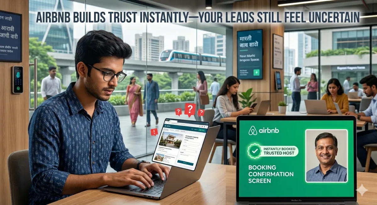 Airbnb Builds Trust Instantly—Your Leads Still Feel Uncertain