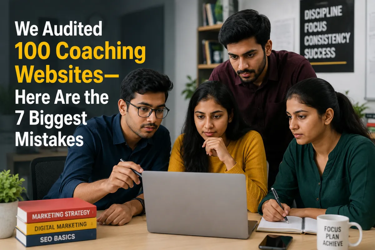 We Audited 100 Coaching Websites—Here Are the 7 Biggest Mistakes