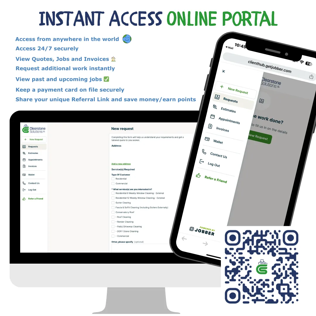 Instant Access And Online Portal with Clearstone Solutions since 1974. Serving Dorset, Somerset, Wiltshire and Hampshire.  