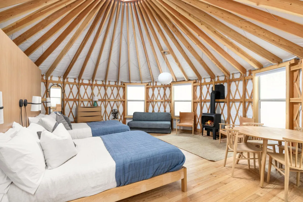 Interior Photography for Desolation Hotel Hope Valley Glamping Yurts