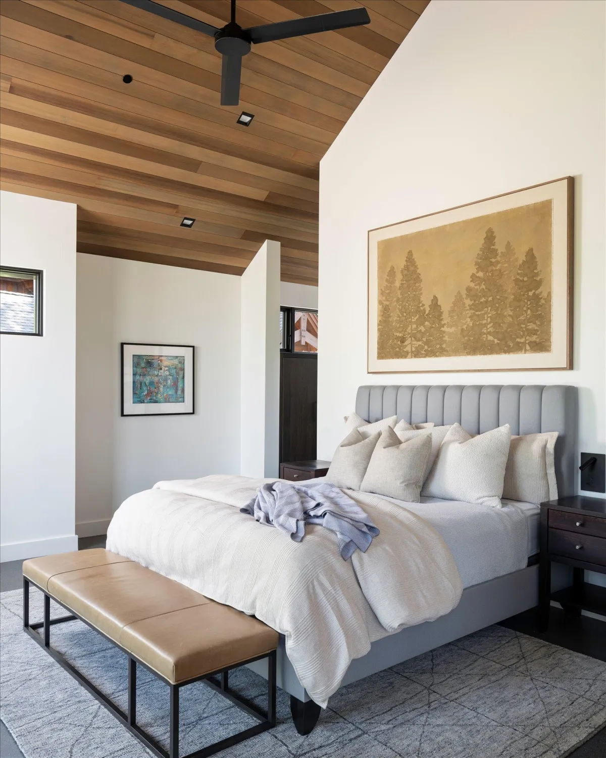 Interior Photography of Martis Camp Home Bedroom - Brad Scott Visuals