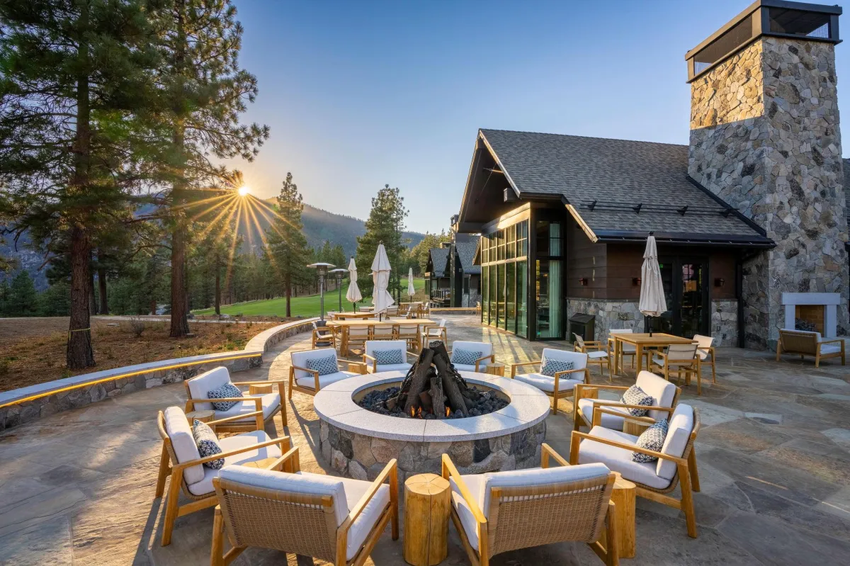 architectural photography of Clear Creek Tahoe's clubhouse 