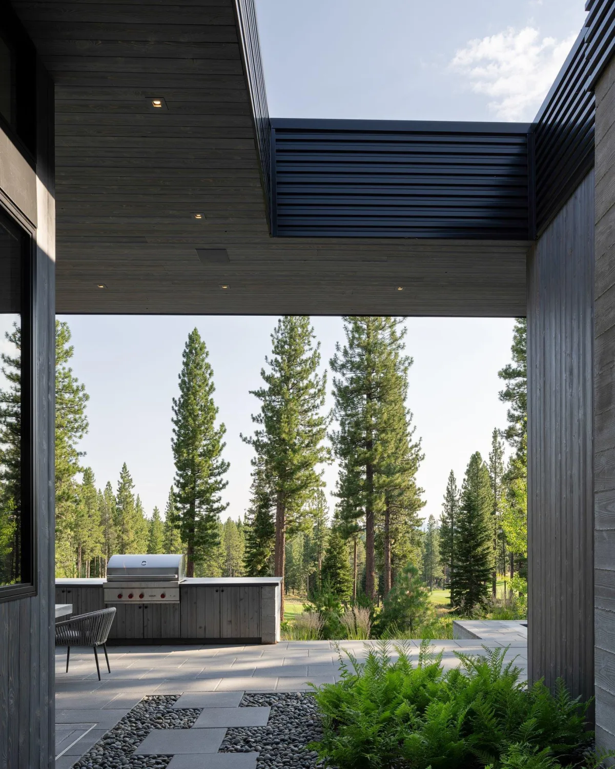 Architectural Photography of Martis Camp Home Exterior - Brad Scott Visuals