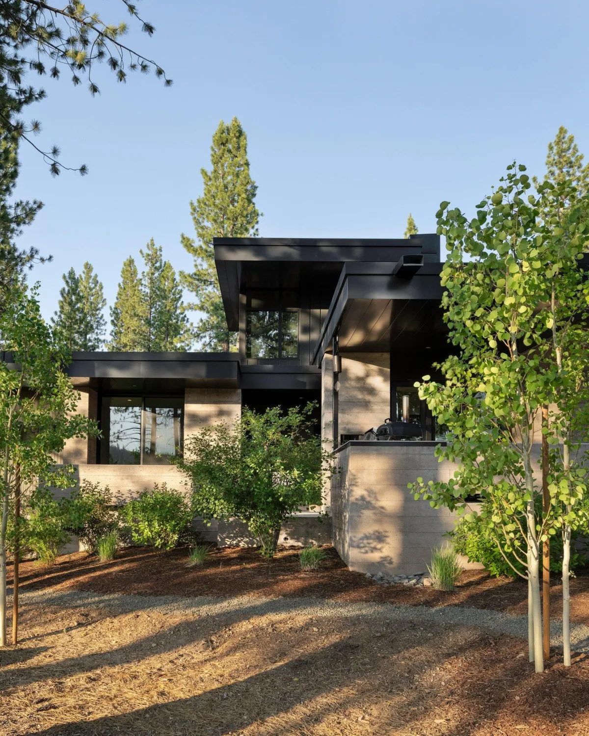 Architectural Photography of Martis Camp Home Exterior - Brad Scott Visuals