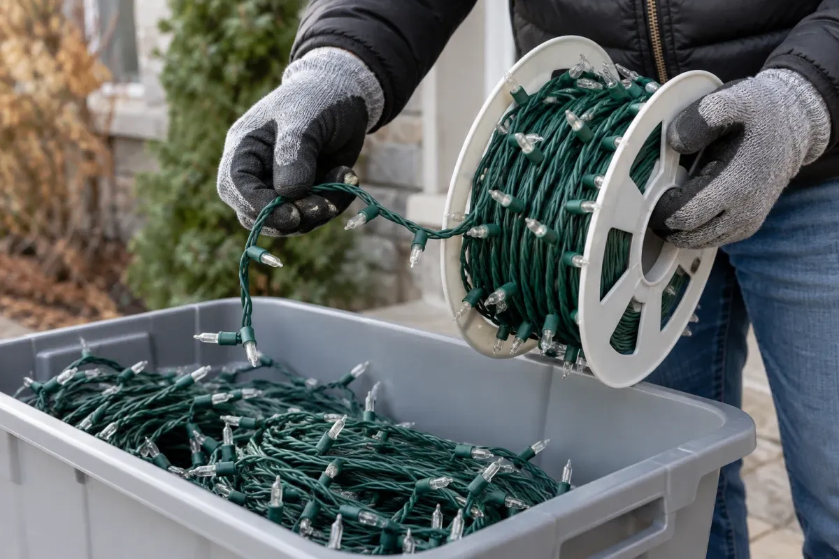 Christmas Light Removal and Storage