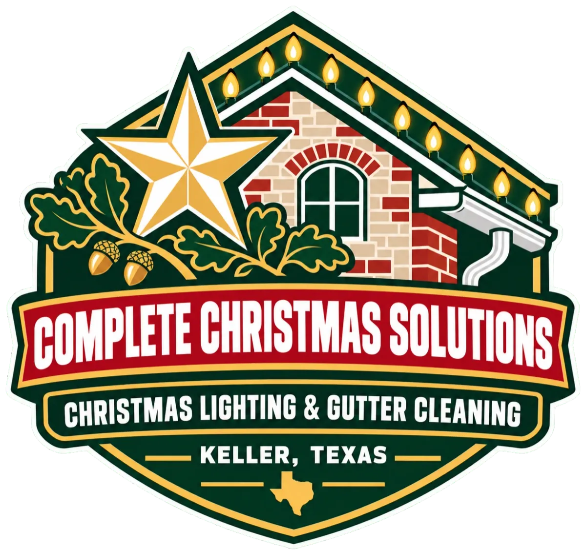 Christmas Lighting and Gutter Services Keller