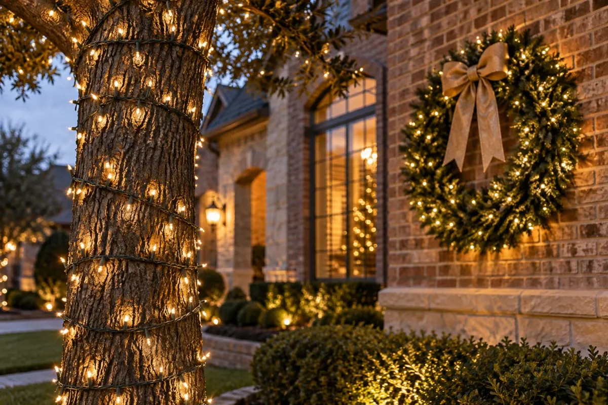 Christmas Tree and Wreath Lighting