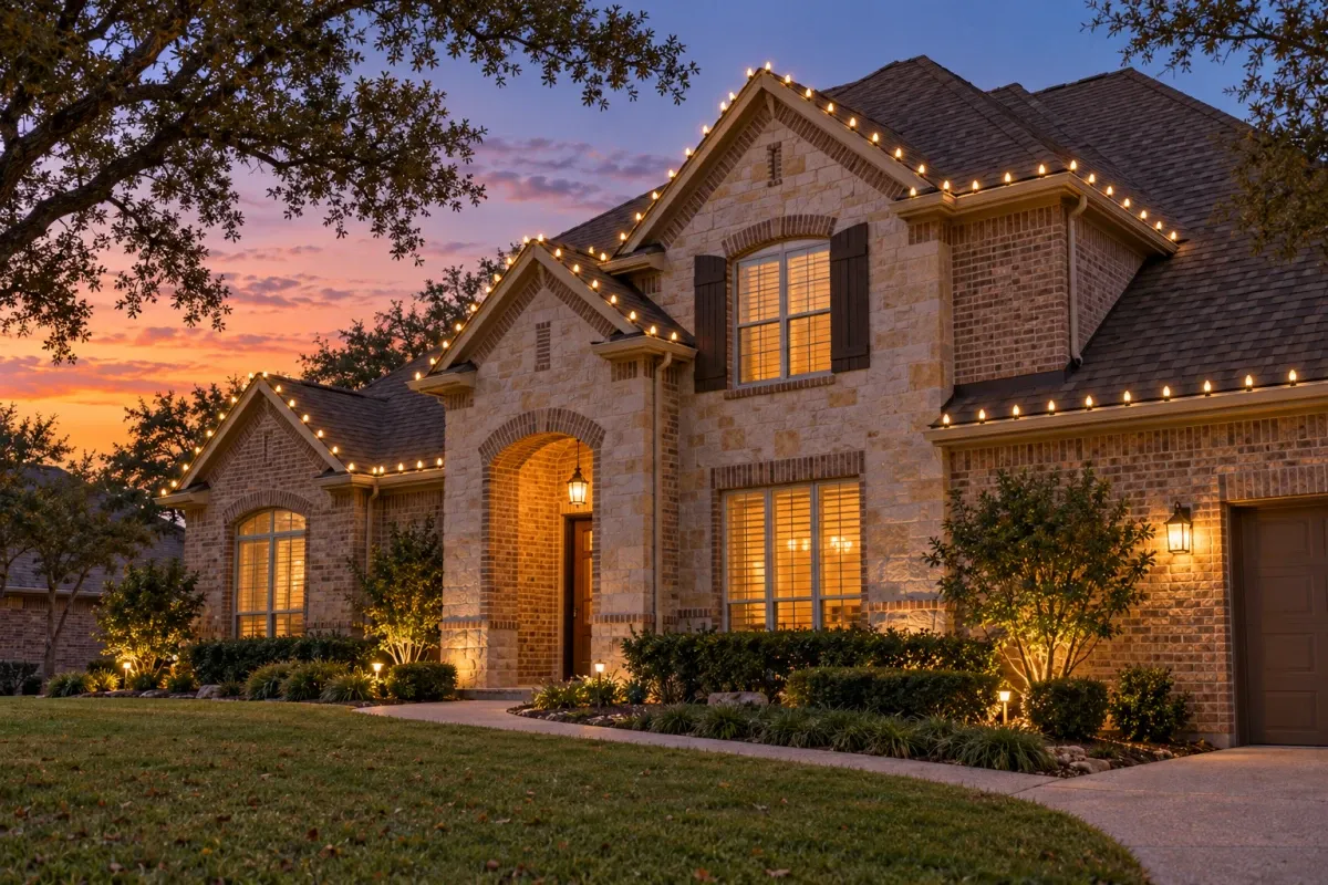 Christmas Light Installation