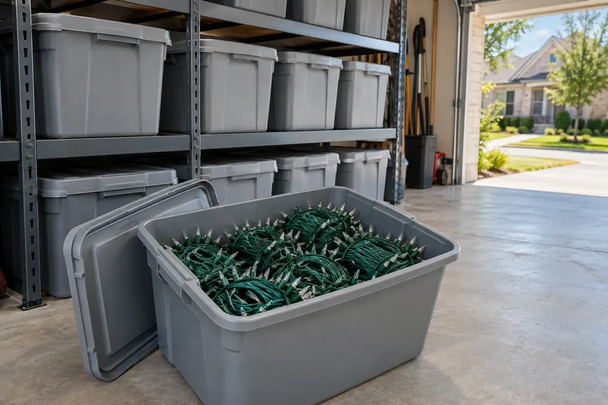 Keller Christmas Light Removal and Storage
