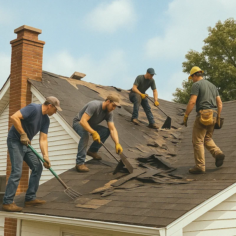 replacing a shingle roof