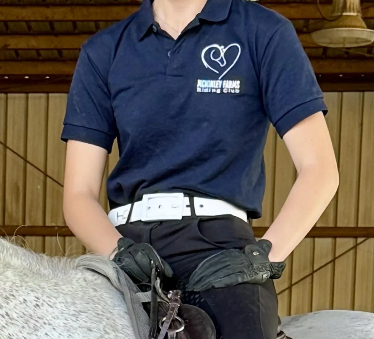 McKinley Farms Riding Club embroidered polo shirt