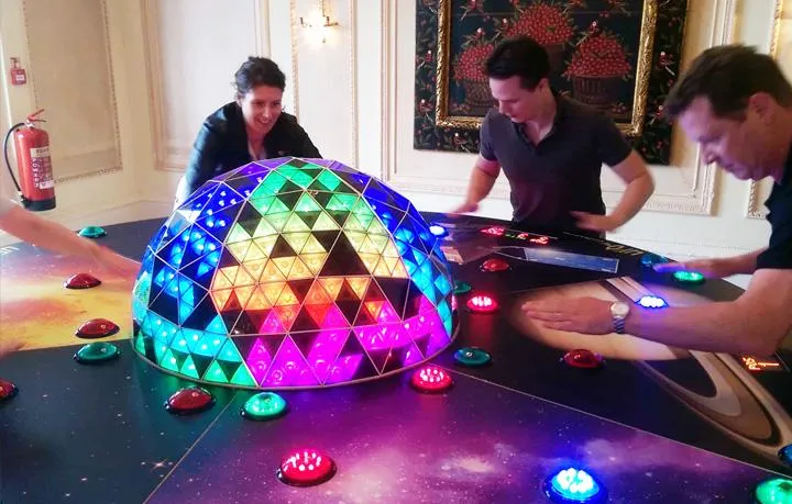 Rapid reactions games for activations and exhibitions