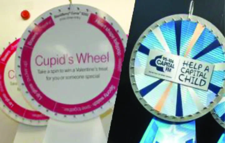 Wheel of Fortune custom game for events hire