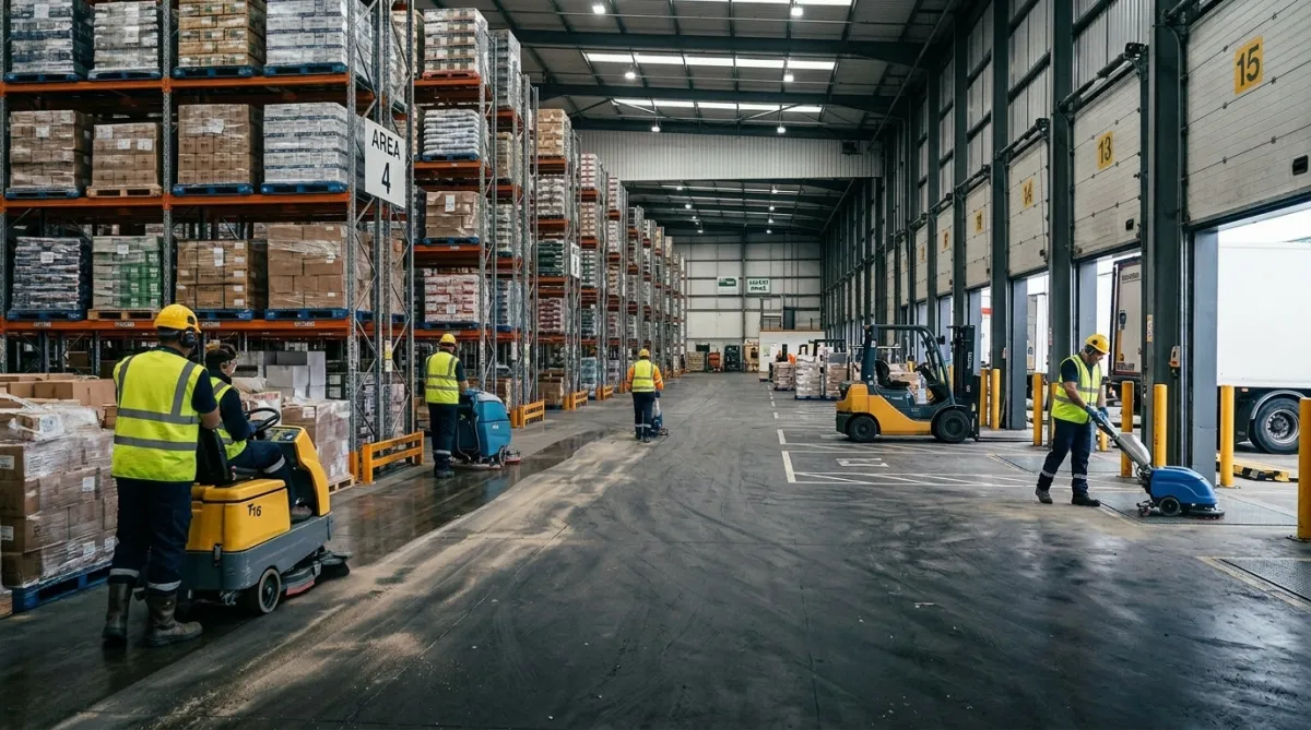 Warehouse and distribution centre cleaning services in Liverpool