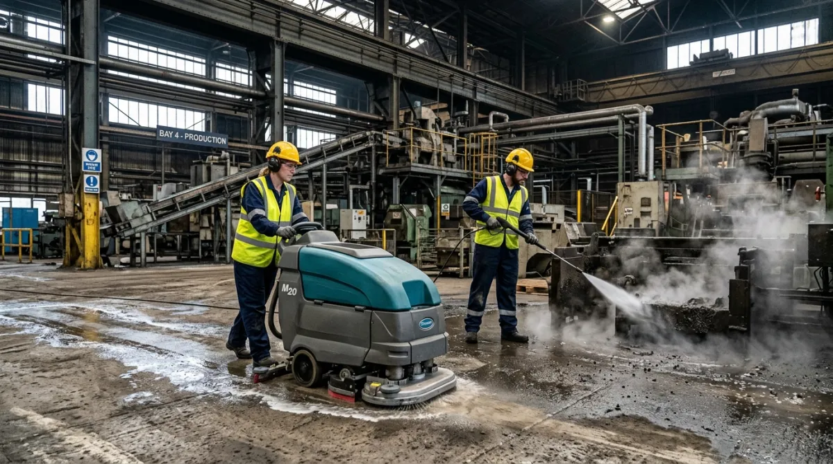 Industrial factory cleaning services in Liverpool, Merseyside