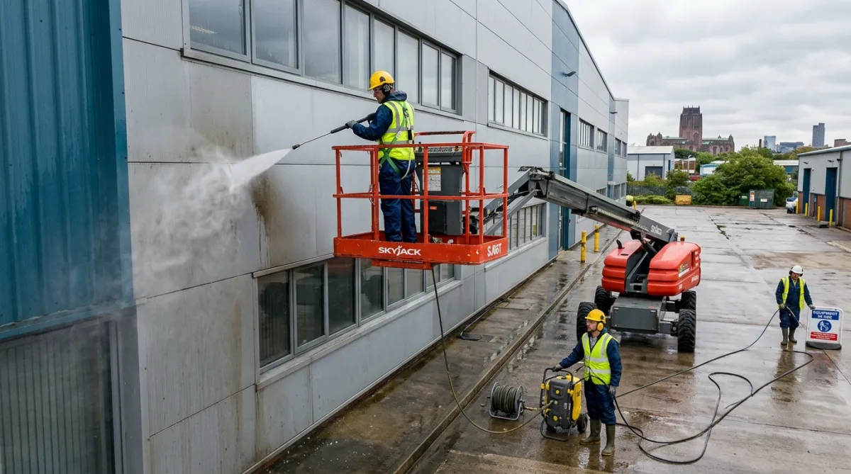 Liverpool Commercial Exterior Cleaning for Cleaner Buildings and a Stronger First Impression
