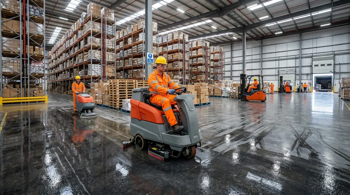 Warehouse and distribution centre industrial cleaning in the North West