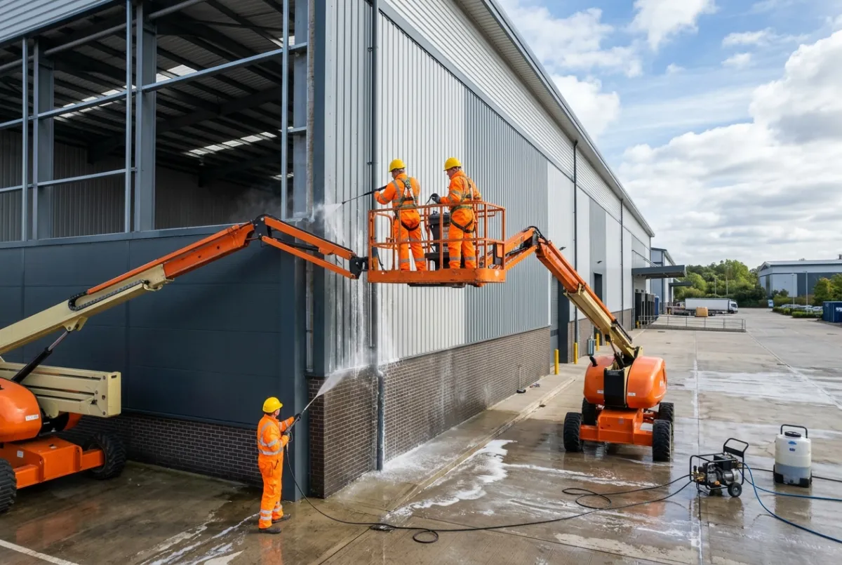 Commercial Exterior Cleaning North West Industrial Sites