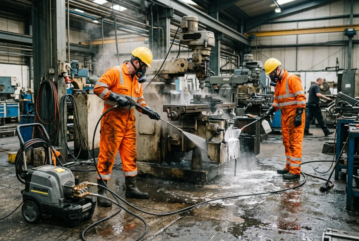 Industrial Degreasing North West & North Wales