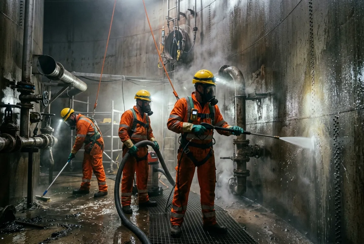 Confined Space Cleaning North West Industrial Facilities