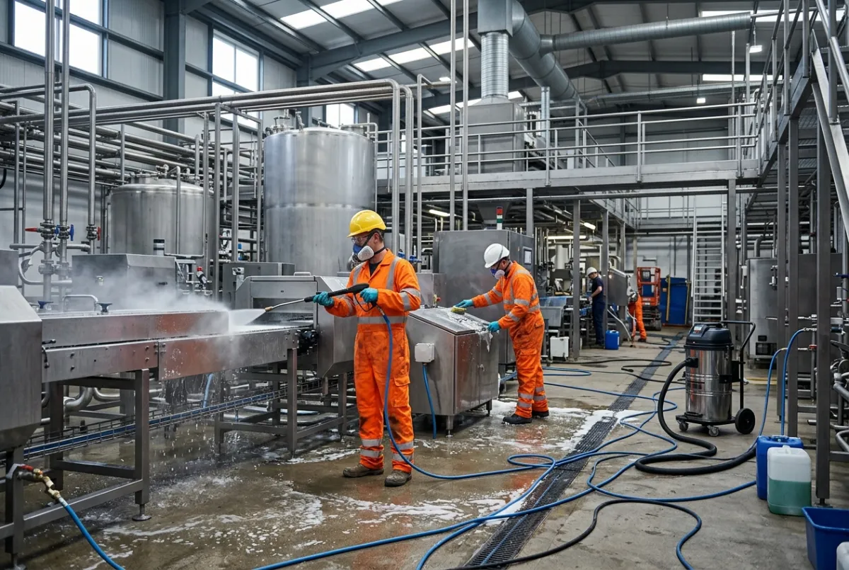 Industrial Shutdown Cleaning North West Facilities