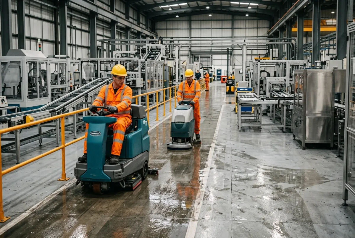 Factory Cleaning Services North West Industrial Sites