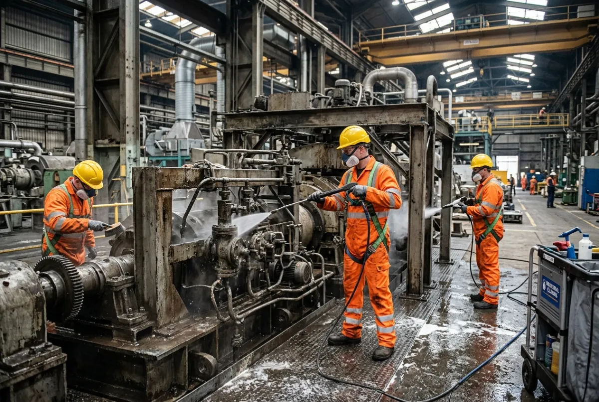Industrial Machinery Cleaning North West Facilities