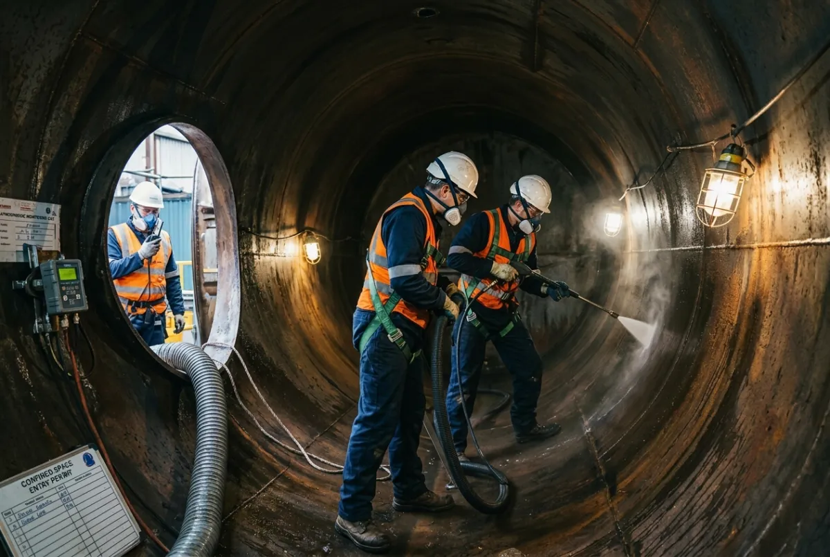 Confined Space Cleaning Services in Anglesey