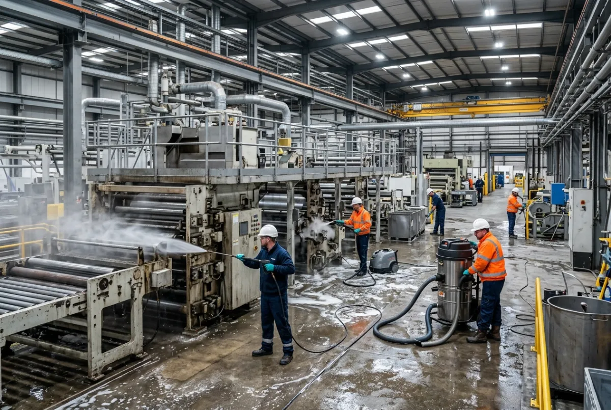 Factory Shutdown Cleaning Services in Anglesey