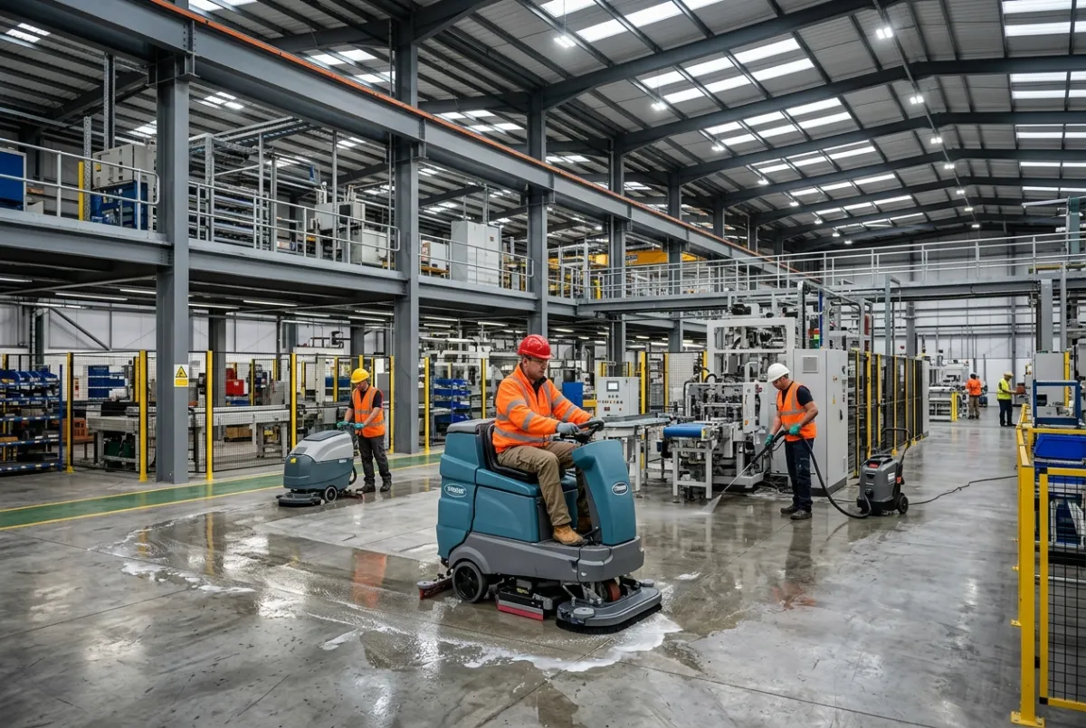 Factory & Industrial Cleaning Services in Anglesey
