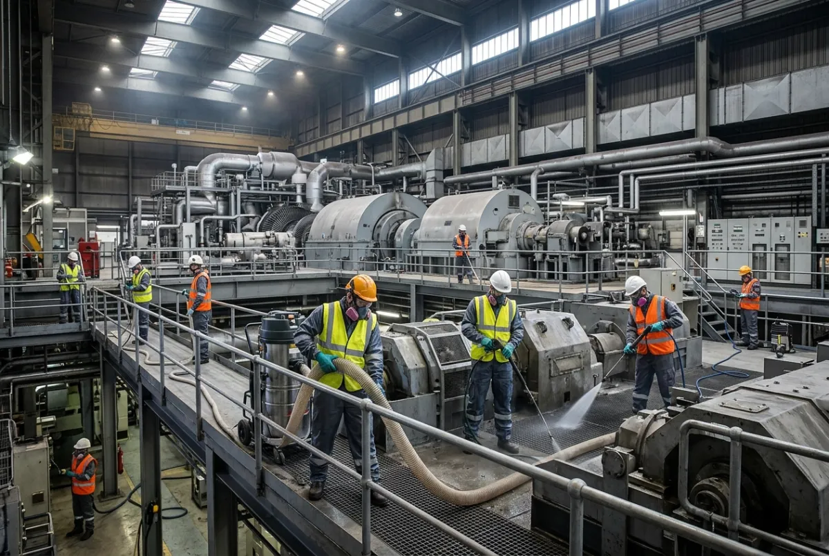 Industrial Cleaning for Power Generation & Utilities Facilities in the North West