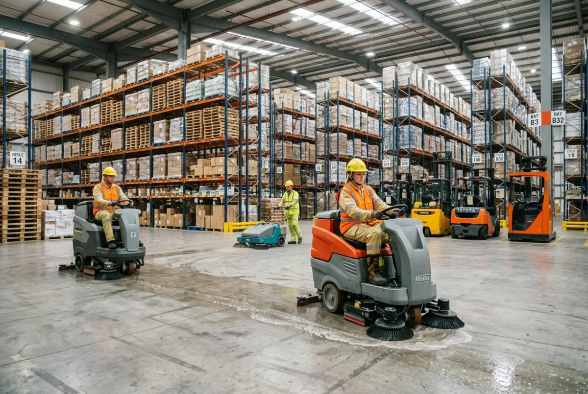 Industrial Cleaning for Logistics & Distribution Centres in the North West
