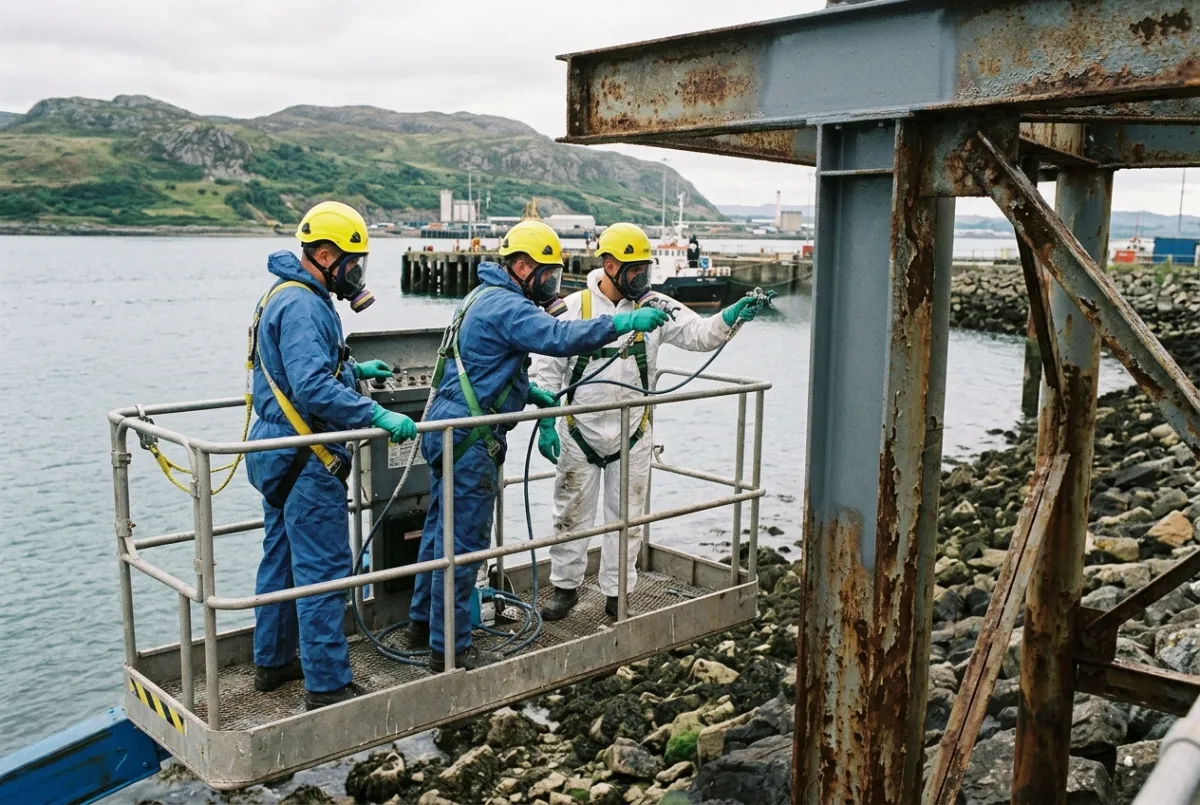 Protective Coatings for Coastal & Marine Environments in Anglesey