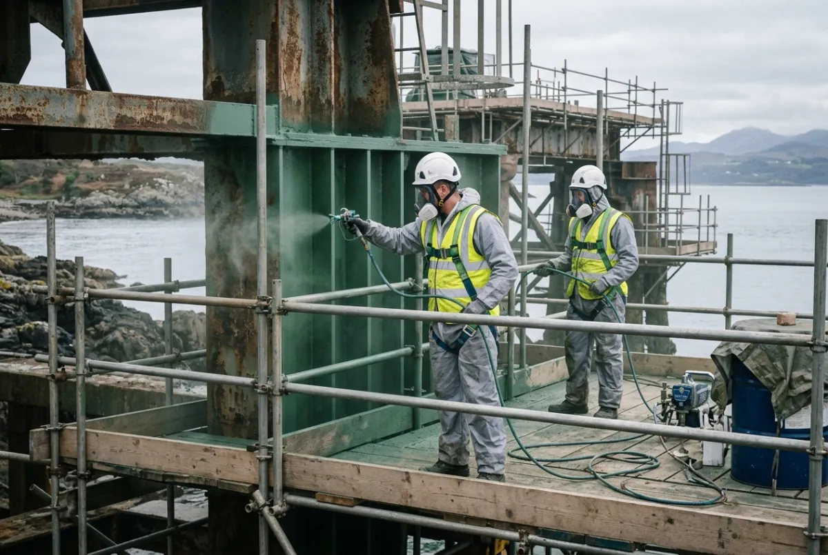 Industrial Painting for Marine & Offshore Structures in Anglesey