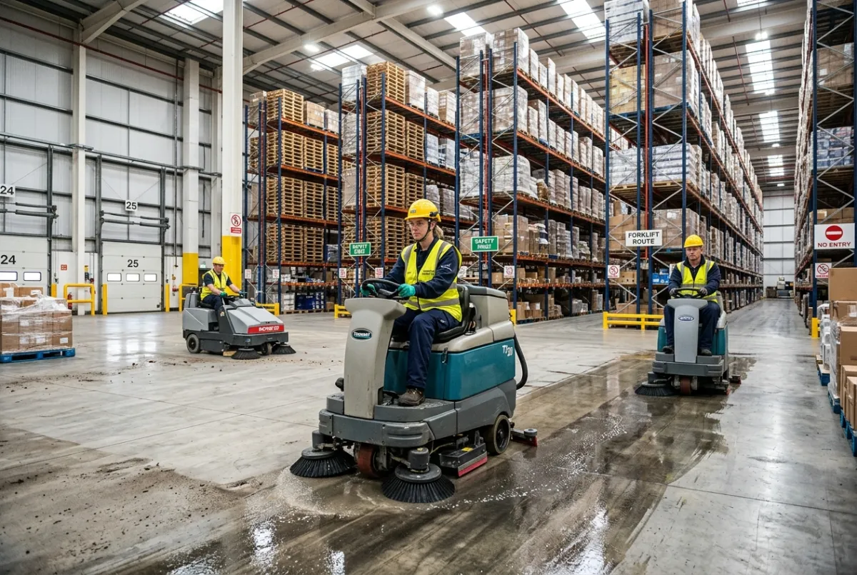 Industrial Cleaning for Logistics & Warehousing in Liverpool & Merseyside