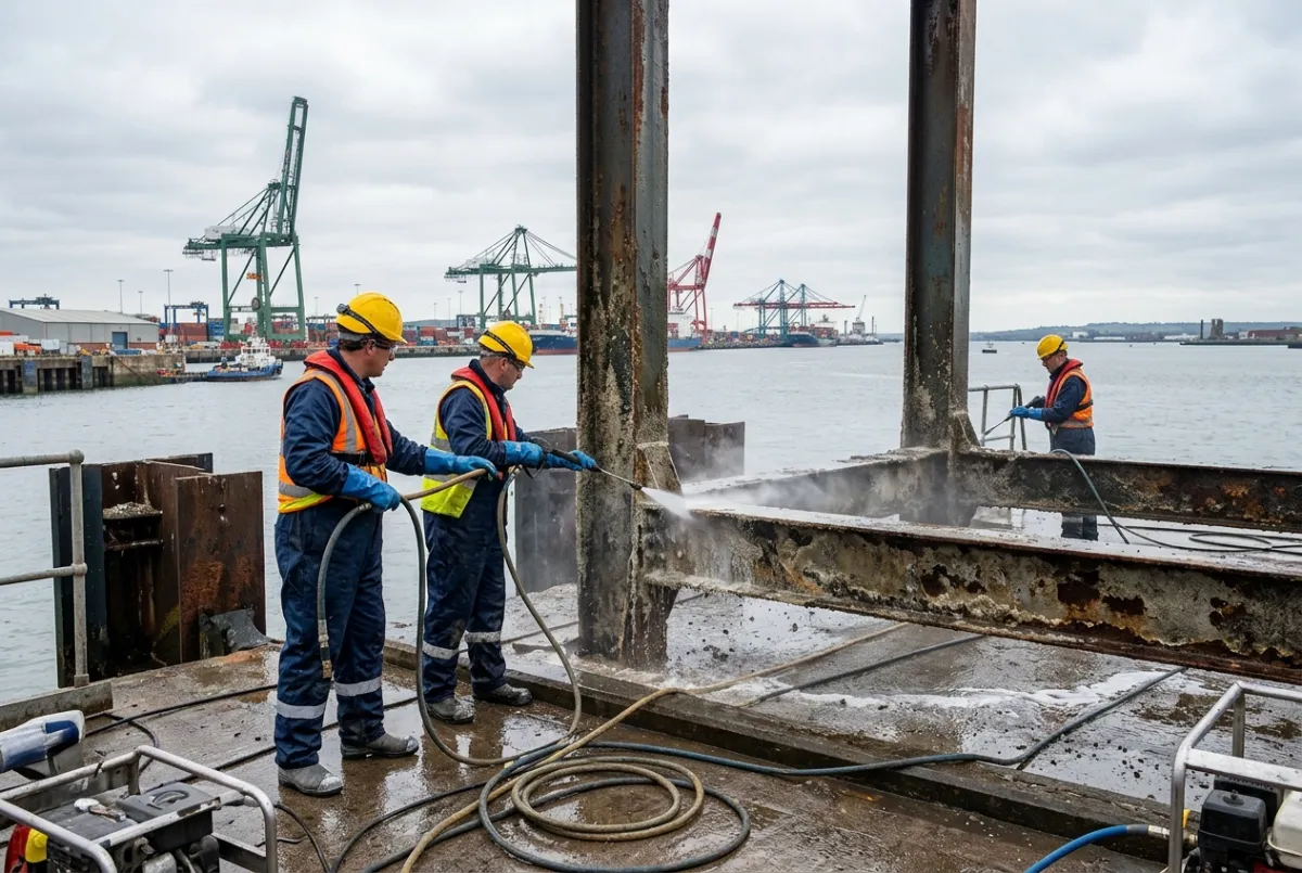 Industrial Cleaning for Liverpool's Port & Dock Facilities