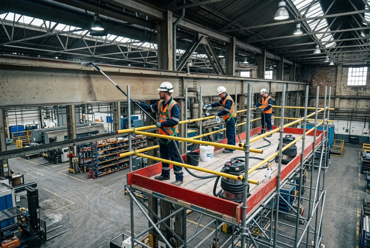 Working at Height Regulations & High-Level Cleaning in North West England