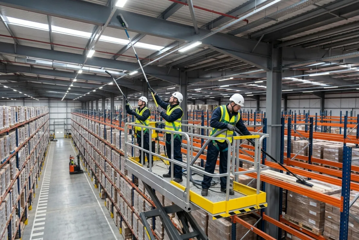 High-Level Cleaning for Logistics & Distribution Centres in the North West