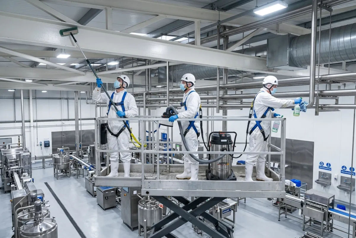 High-Level Cleaning for Food Manufacturing Facilities in the North West