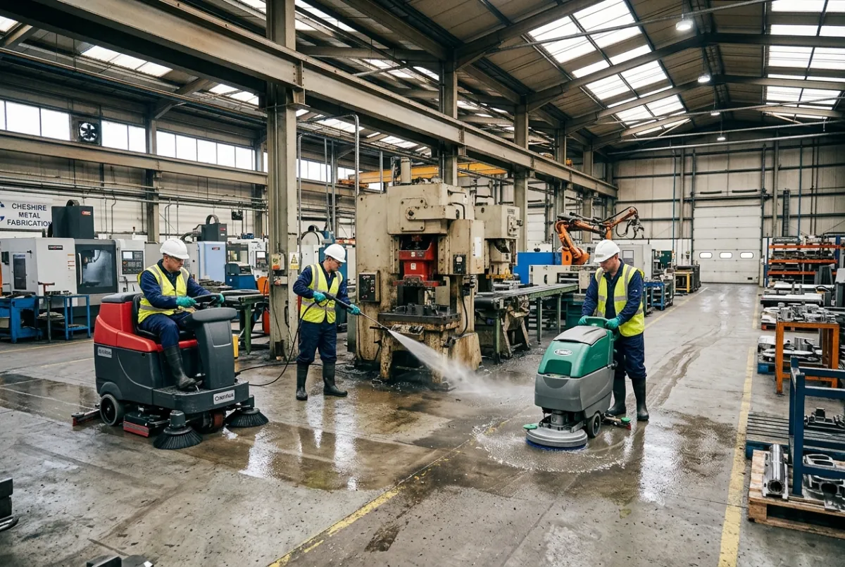Industrial Cleaning for Manufacturing Plants in the Chester & Ellesmere Port Area