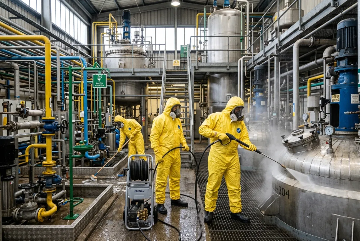 Industrial Cleaning for Chemical & Pharmaceutical Sites in Cheshire