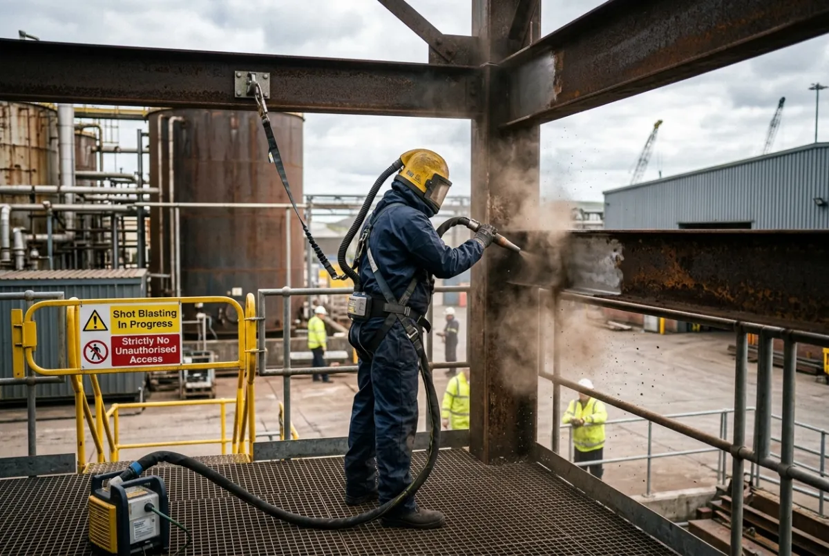 Shot Blasting vs Pressure Washing — Which Is Right for Your Anglesey Industrial Site?