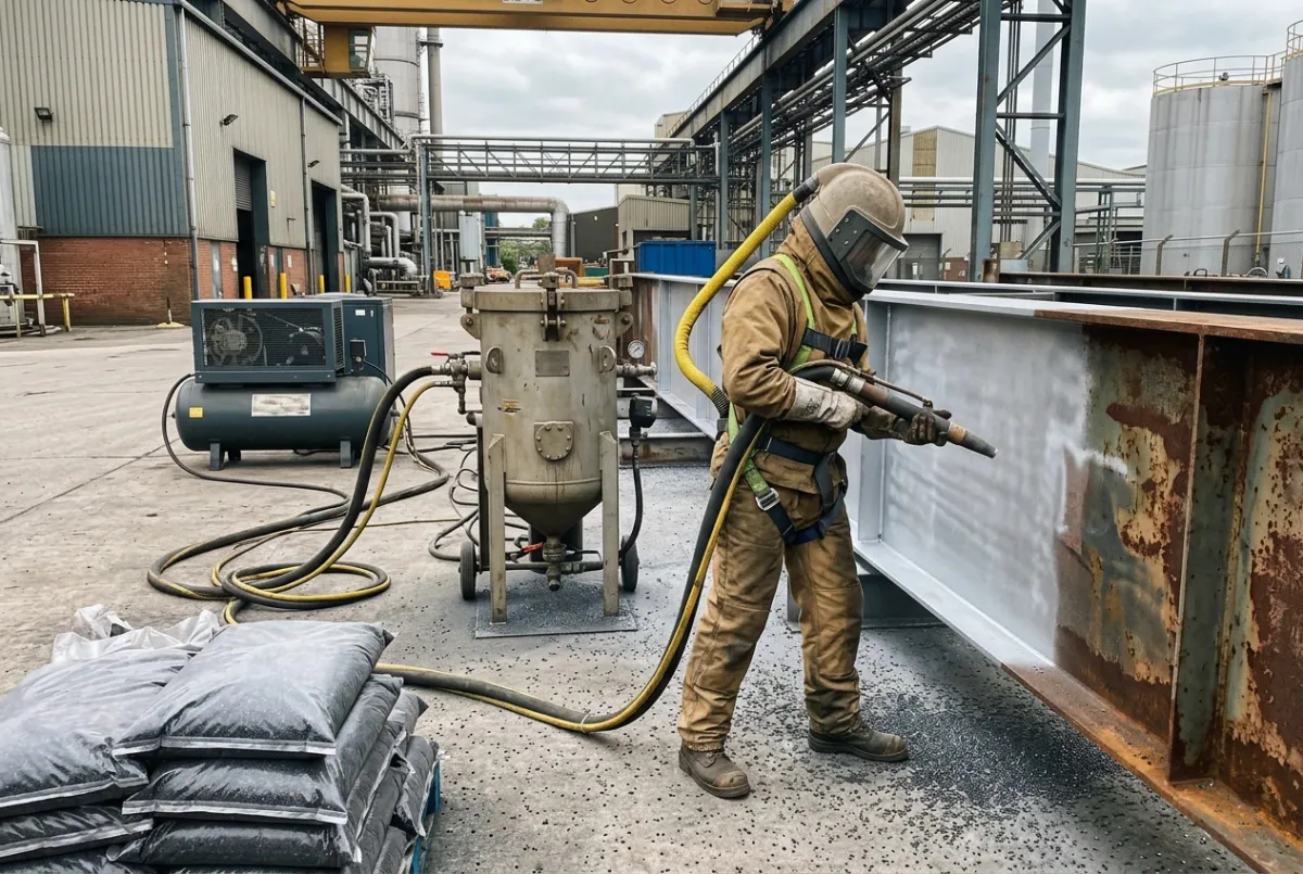 Shot Blasting vs Sandblasting — What's the Difference?