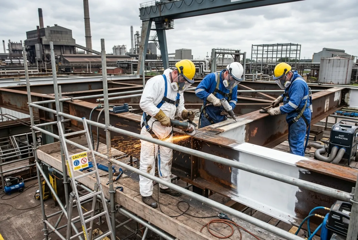 Surface Preparation for Industrial Painting Projects in North West England