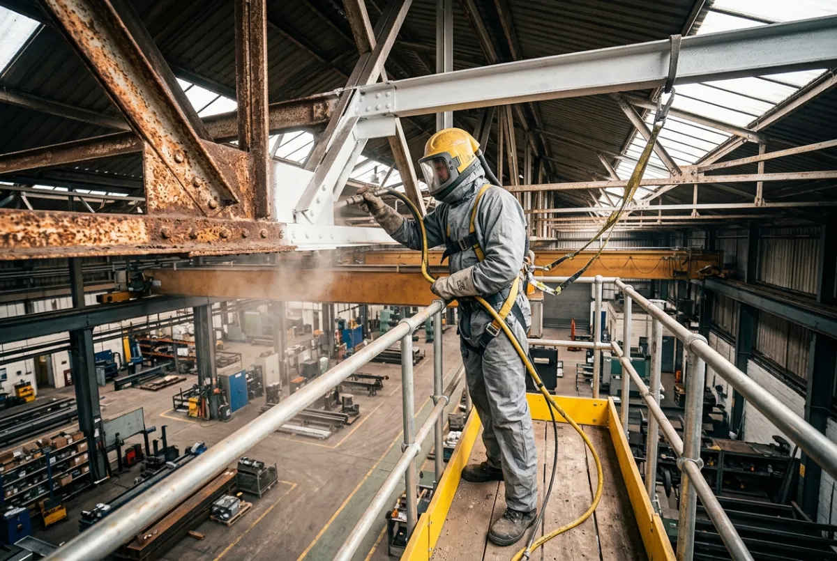 Shot Blasting & Surface Preparation in North West & North Wales