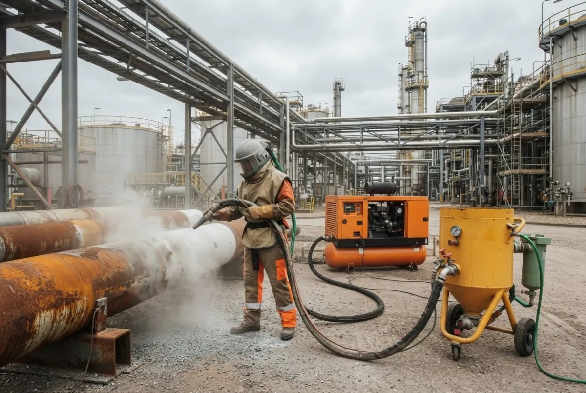 How Long Does Shot Blasting Take for a Large Steel Structure?