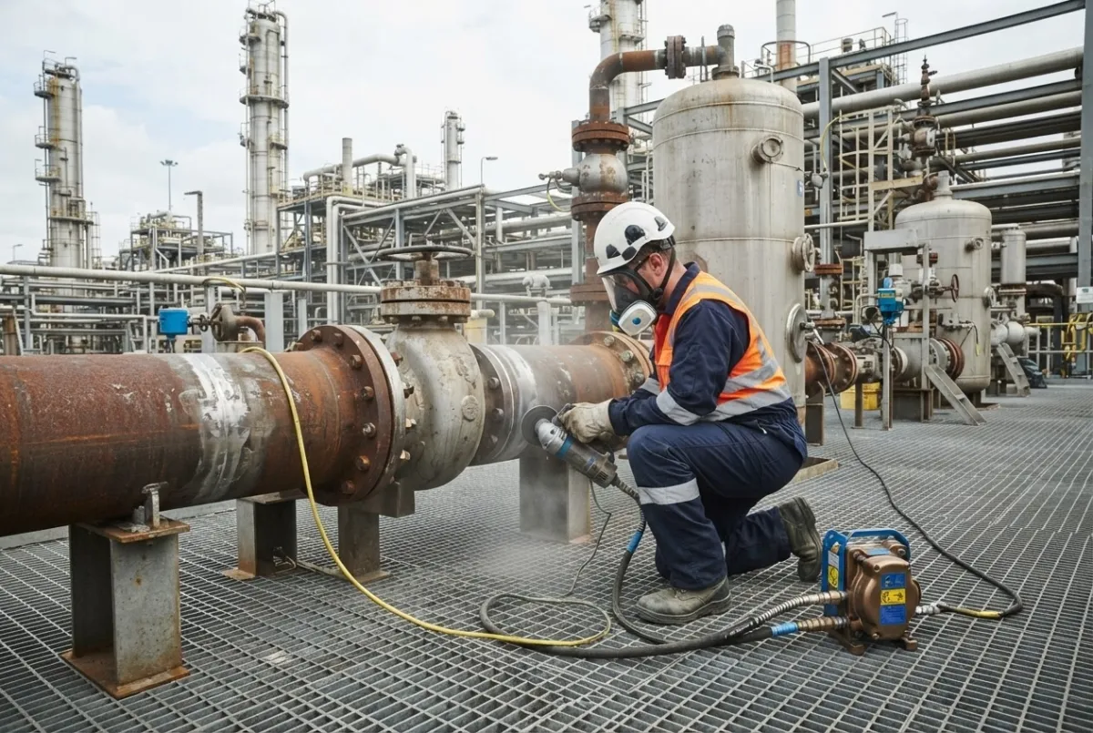 Shot Blasting for the Petrochemical & Chemical Processing Industry in Teesside