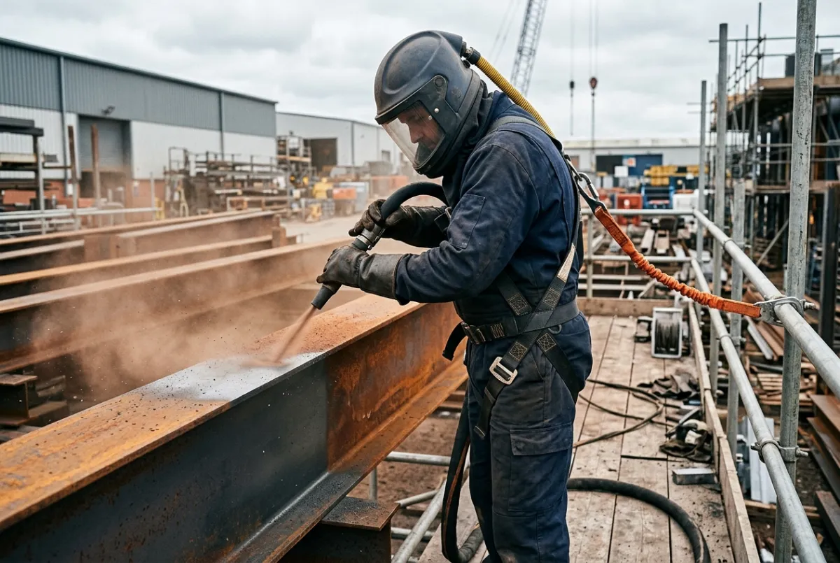 Shot Blasting and Surface Prep in North Wales