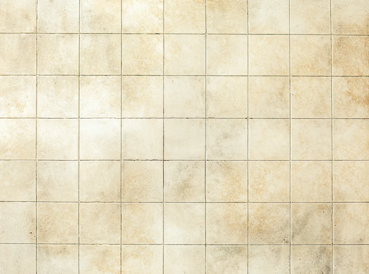 dirty tile and grout